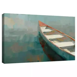 Coral Canoe I Canvas Art Print
