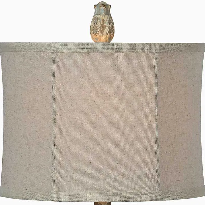 Corinthian Column Table Lamps, Set of 2
