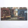 Courtyard Ambiance Canvas Art Print