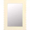 Cream Angular Scalloped Nadia Wall Mirror