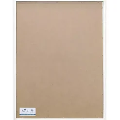 Cream Elegant Floral Framed Art Print