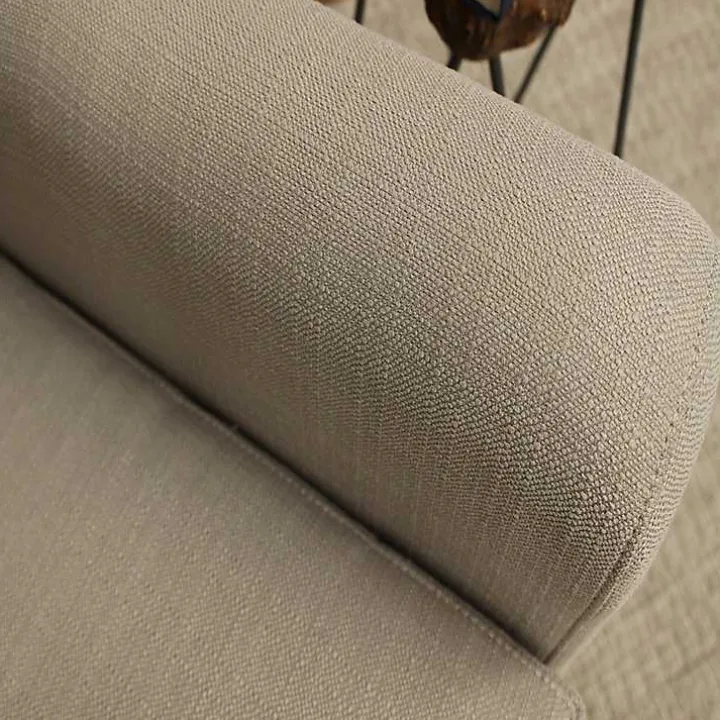 Cream Ellen Rolled Arms Accent Chair