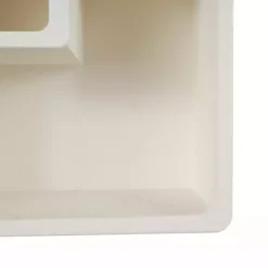 Cream Geometric 5-Section Wall Shelf
