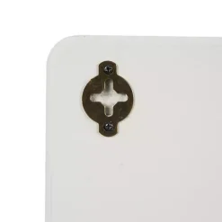 Cream Geometric 5-Section Wall Shelf