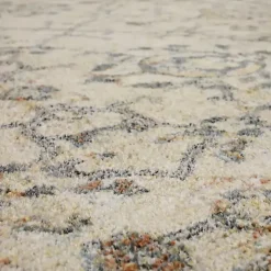 Cream Granary Floral Runner, 2x10