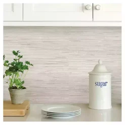 Cream Grassweave Peel and Stick Wallpaper