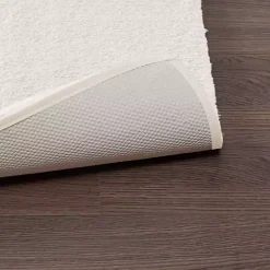 Cream High Pile Marshmallow Bath Mat, 40 in.