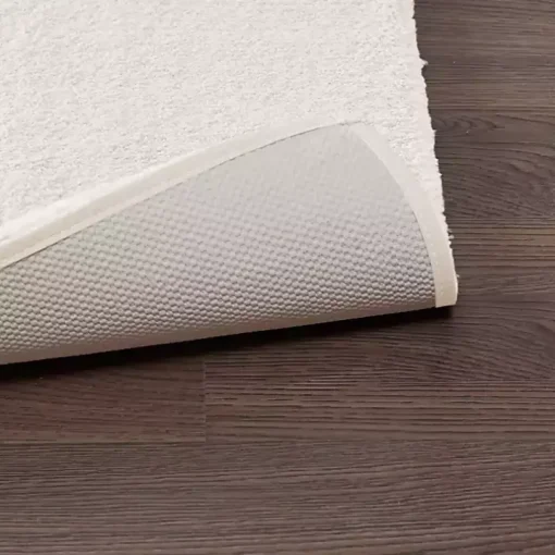 Cream High Pile Marshmallow Bath Mat, 40 in.