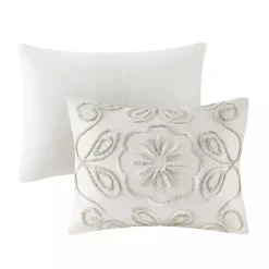 Cream Medallion California King Comforter Set