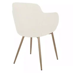 Cream Modern Accent Chairs, Set of 2