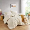 Cream Quilted Teddy 2-pc. Twin Comforter Set