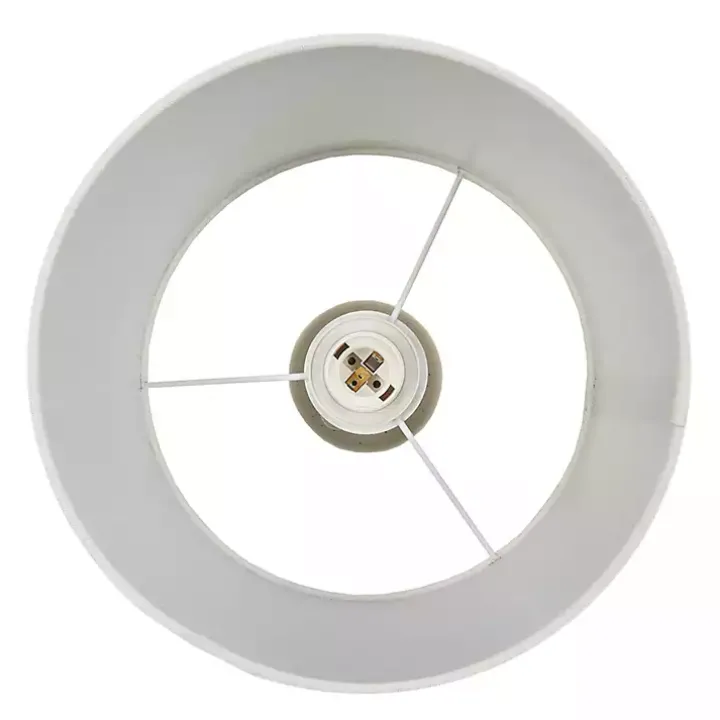 Cream Speckled Ceramic Table Lamp