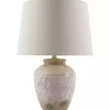 Cream Textured Ceramic Lia Table Lamp