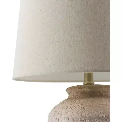 Cream Textured Ceramic Lia Table Lamp