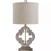 Cream Tuscany Sculptured Base Table Lamp