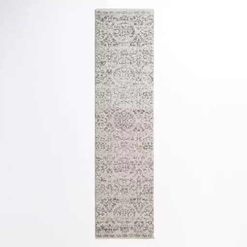 Cream Winn Medallion Runner, 2x8