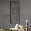 Crosshatch Metal Frame Plaque