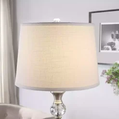 Crystal Orb Stacked Floor Lamp