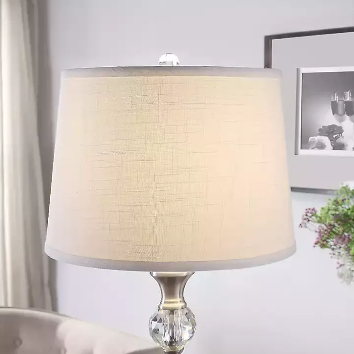 Crystal Orb Stacked Floor Lamp