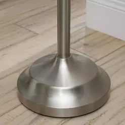 Crystal Spheres Brushed Nickel Floor Lamp