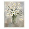 Daisy Bloom Bouquet Potted Flower Wall Plaque