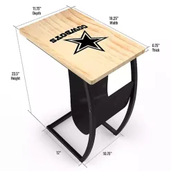 Dallas Cowboys Wood C-Table