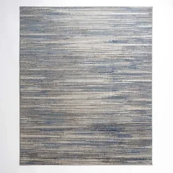 Dark Blue Claire Modern Area Rug, 7x10
