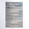 Dark Blue Claire Modern Area Rug, 5x8