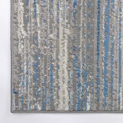 Dark Blue Claire Modern Area Rug, 7x10