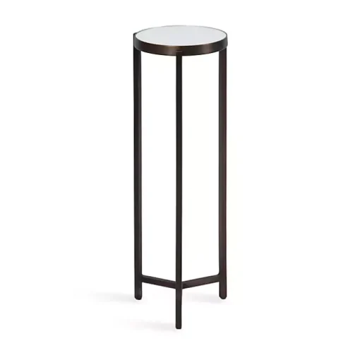 Dark Bronze Mirrored Tabletop Aguilar Drink Table