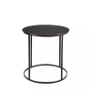 Dark Bronze Rounded Metal Accent Table