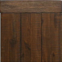 Dark Brown Distressed Wood Console Table