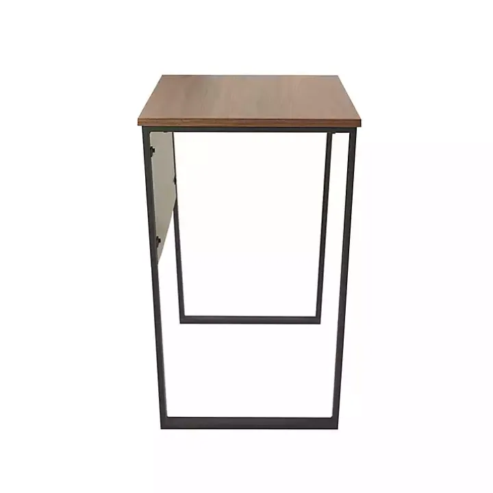 Dark Coffee Wood Computer Desk