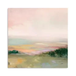 Dark Glowing Valley Canvas Art Print, 40x40 in.