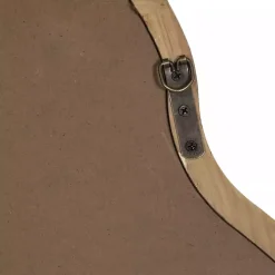 Dark Gold Arched Wavy Wall Mirror