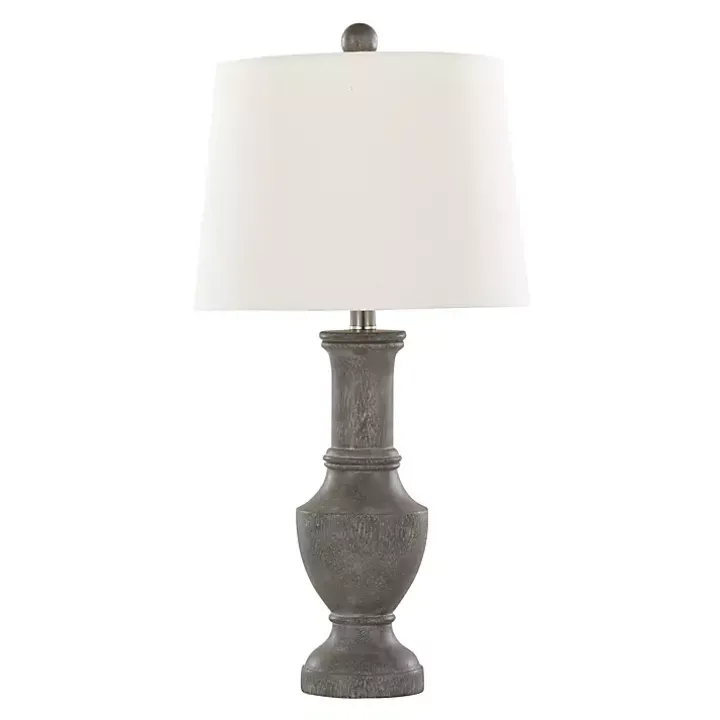 Dark Gray Chateau Table Lamps, Set of 2