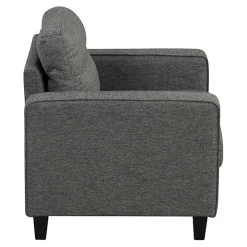 Dark Gray Performance Fabric Danna Accent Chair