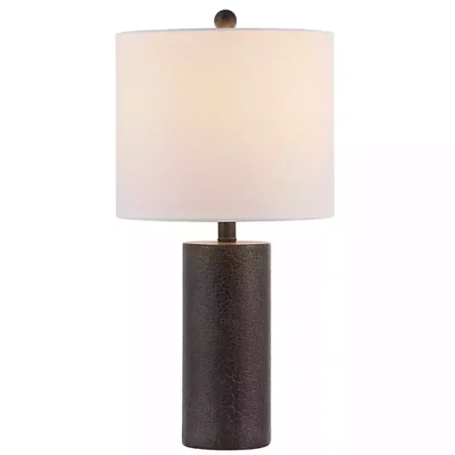 Dark Gray Textured Nori Table Lamp