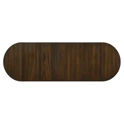 Dark Walnut & White Wood Ema Counter Height Table