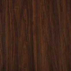 Dark Walnut Grooved Side Panel Coffee Table