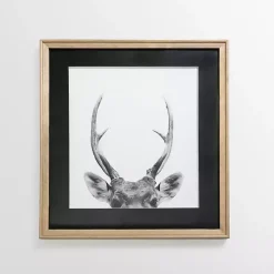 Deer Antlers Framed Art Print