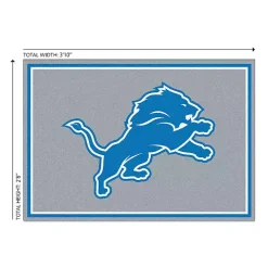 Detroit Lions Area Rug, 3x4