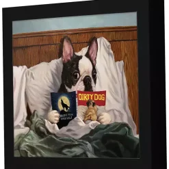 Dirty Dog Framed Art Print