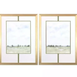 Distant View Framed Art Prints, Set of 2