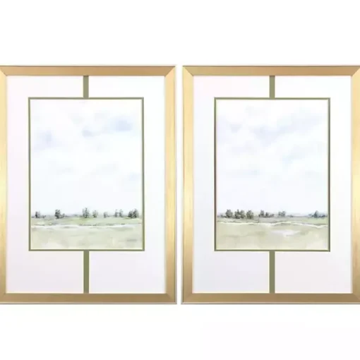 Distant View Framed Art Prints, Set of 2