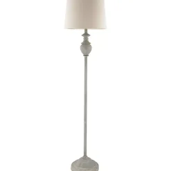 Distressed Gray Hadlee Floor Lamp