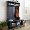 Distressed Navy Seanan Storage Hall Tree