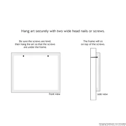 Distressed White Barn Framed Wood Wall Plaque