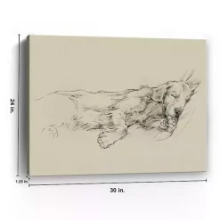 Dog Days III Canvas Art Print