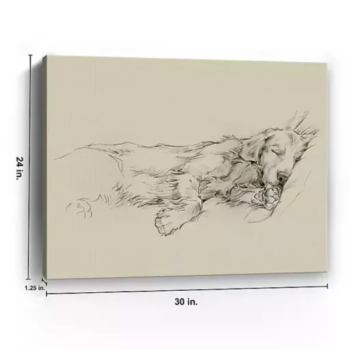 Dog Days III Canvas Art Print